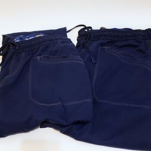 Dickies Scrubs Two Pairs of Blue Scrub Pants Navy